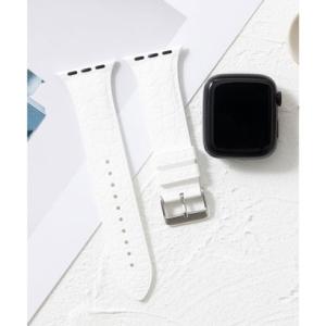 エモニーク emonique シリコン製 Apple Watch Band スマートウォッチバンド クロコダイル型押し【38/40/41/42/44/