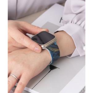 エモニーク emonique シリコン製 Apple Watch Band マーブル柄 スマートウォッチバンド【38/40/41/42/44/45/4
