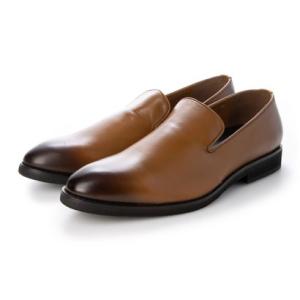 エンブリッジ en bridge 本革ビジネスカジュアル兼用シューズ オニグリスリッポンタイプ （LIGHT BROWN）