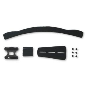 エクリベルタ EQULIBERTA ソリッド グリッター グレイスヘルメット用インナーパッド