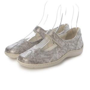 ヨーロッパコンフォートシューズ EU Comfort Shoes Waldlaufer ストラップシューズ （silver）