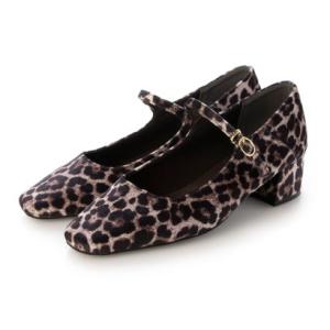 【EVOL/イーボル】 【柔らかい・クッション入り】スクエア4cmメリージェーンパンプス IZ577...