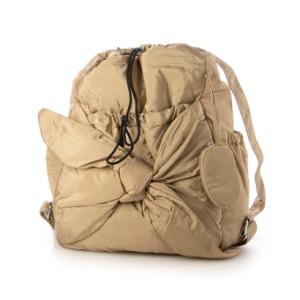 イグジスタンス EXISTENCE 中綿ナイロン リボン3Wayリュック （beige）