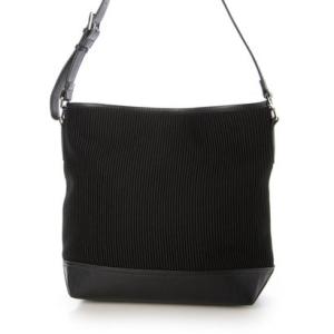 イグジスタンス EXISTENCE ニットプリーツワンショルダーバッグ （black）