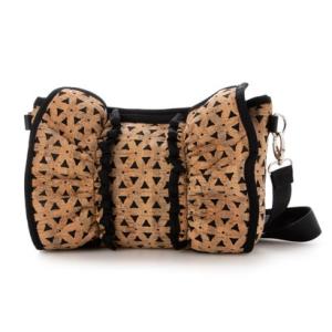 イグジスタンス EXISTENCE ダイバー素材フリルショルダーバッグ （cork）