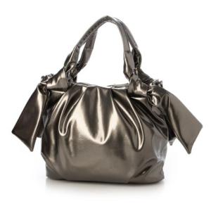 イグジスタンス EXISTENCE エナメルリボンハンドル バルーンBAG （metallic）