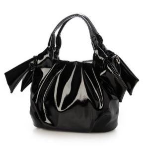 イグジスタンス EXISTENCE エナメルリボンハンドル バルーンBAG （black）