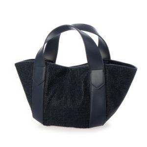 イグジスタンス EXISTENCE ラインストーンミニバルーンバッグ（デニム）