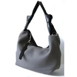 イグジスタンス EXISTENCE メッシュノットハンドルショルダーBAG （graybeige）