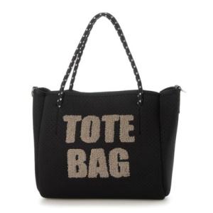 イグジスタンス EXISTENCE ダイバー素材 TOTEBAG刺繍トート(小) （black×be...