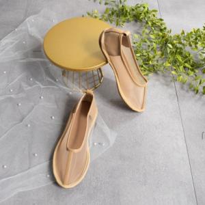 ファビーファビー FABBY FABBY. メッシュシアーフラットシューズ （BE）