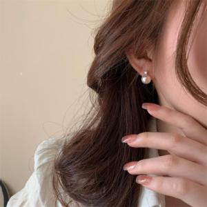 フォースメント Forcement 「ひと粒の優美。日常を上品に仕上げるパールピアス」キュービックジルコニア&ボール （シルバー2）