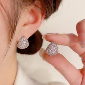 フォースメント Forcement ぷっくりトライアングルピアス （シルバー）