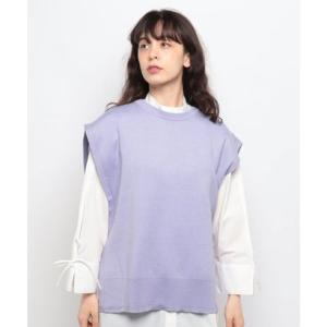 ファナカ Fanaka アクリルコットンベスト模様編み