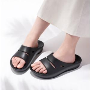 リカバリー風サンダル (ブラック) 2411L