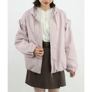 フィント F i.n.t ショルダーフリル2wayブルゾン （PINK）