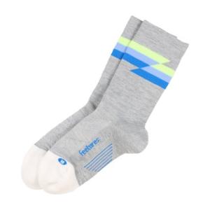 フィーチャーズ Feetures 陸上/ランニング ソックス ELITE LIGHT CUSHION MINI CREW_SynthwaveGray