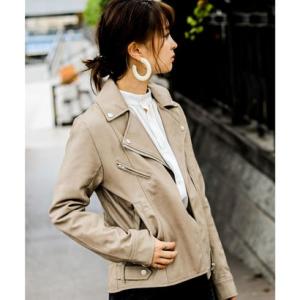 ファッションレター Fashion Letter フェイクレザー ダブルライダースジャケット