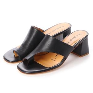 ●ファビオルスコーニ FABIO RUSCONI サムリングトングサンダル （ブラック）