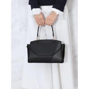 フェンネル FENNEL 2wayフラップハンドバッグ （ブラック）