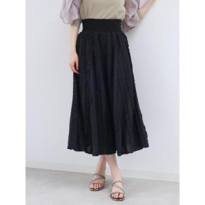 フェンネル FENNEL メローフリルフレアパンツ （ブラック）