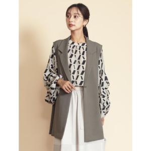 フェンネル FENNEL サイドボタンテーラーカラージレ （カーキ）