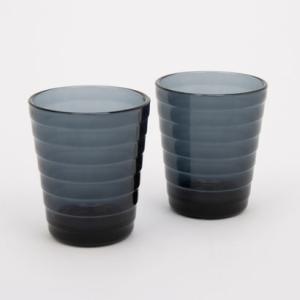 イッタラ iittala アイノ・アアルト タンブラー 220ml 2個セット グラス （ダークグレー）【交換・返品不可】