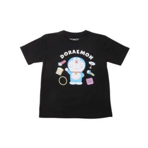 ファインプラス FINE PLUS ジュニア 半袖シャツ ドラエモン KIDS フェイマスアイテムTシャツ 22863324 （ブラック）