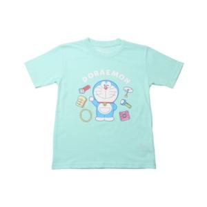 ファインプラス FINE PLUS ジュニア 半袖シャツ ドラエモン KIDS フェイマスアイテムTシャツ 22863324 （ブルー）