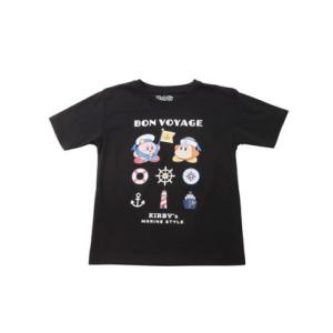 ファインプラス FINE PLUS ジュニア 半袖シャツ カービィ KIDS マリンスタイルTシャツ 22863323 （ブラック）