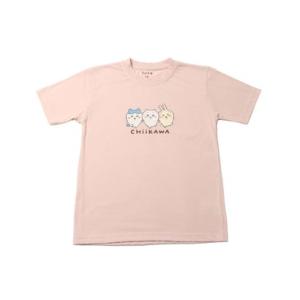 ファインプラス FINE PLUS ジュニア 半袖シャツ アニメちいかわ GIRLS カジュアルTシャツ 22863349 （ピンク）