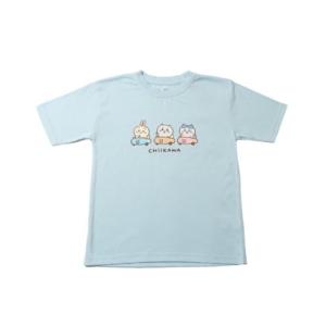 ファインプラス FINE PLUS ジュニア 半袖シャツ アニメちいかわ GIRLS カジュアルTシャツ 22863349 （ブルー）
