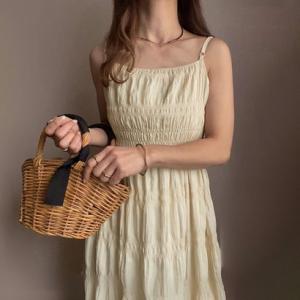 フィルー FILLOU FILLOU マジョルカシャーリングキャミワンピース （アイボリー）