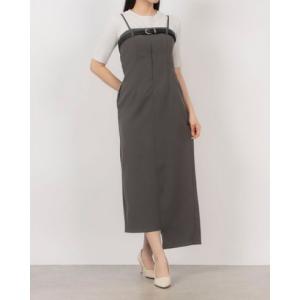 ファイン FINE ベルトキャミワンピ （GRAY）