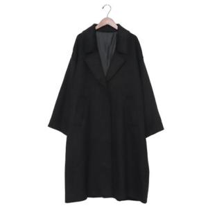 ファイン FINE ウール混チェスターコート （ブラック）