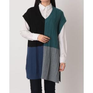 ファイン FINE ベスト （ネイビー）