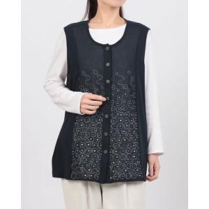 ファイン FINE ベスト （ネイビー）