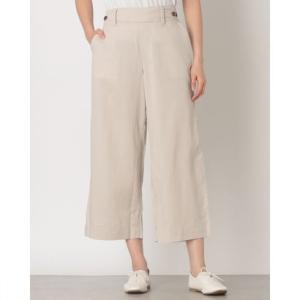 ファイン FINE リヨセル綿麻ワイドアンクルパンツ （ベージュ）