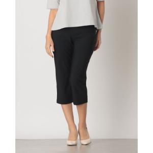 ファイン FINE 美ラク7.5分丈パンツ （ブラック）