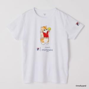 フィラ FILA FILA × mofusand・BJ cat S/S T-shirts/モフサンド/ レディース （WHITE）