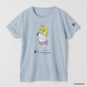 フィラ FILA FILA × mofusand・Tennis ball cat S/S T-shirts/ レディース （SAX）