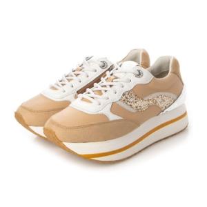 フィットジョイ FITJOY 厚底 6 eyeletスニーカー （BG）