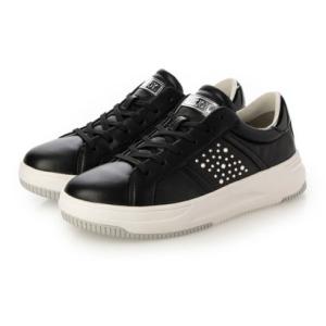 フィットジョイ FITJOY 6 eyelet キラキラコートシューズ （BLK）