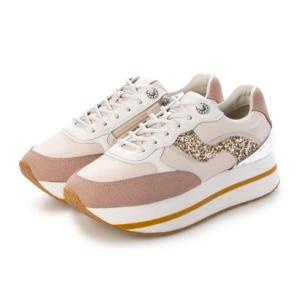 フィットジョイ FITJOY 厚底 6 eyeletスニーカー （PINK）