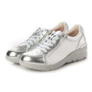 フィットジョイ FITJOY 軽量 6 eyelet キラキラスニーカー （SLV/GRY）