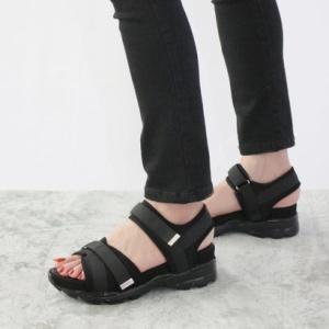 Fin（フィン） サンダル ナイロンベルクロスポーツサンダル「低反発