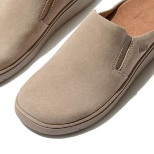 フィットフロップ fitflop GEN-FF ELASTICATED SUEDE MULES （Taupe