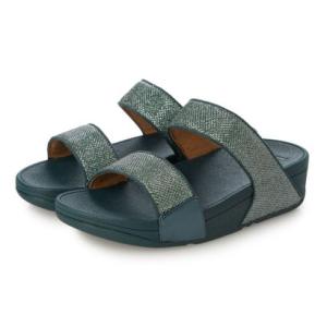 フィットフロップ fitflop LULU シマーグリッツ スライド （Deep Ocean）