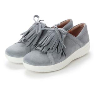 フィットフロップ FitFlop F-SPORTY II LACE UP FRINGE SNEAKERS - SUEDE （Dove Blue）｜locondo-shopping