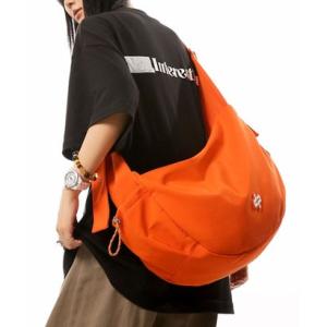 フロージュ florge 【A4収納可・撥水加工】ストリートカジュアルワンショルダーバッグ(2size L/M) （オレンジ）